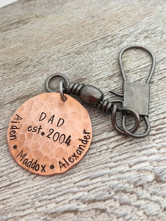 Father's Day Gift, Keychain for Dad Personalized Gift for
