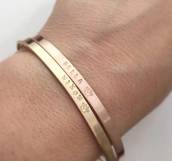 Personalized Pet Memorial Bracelet - Pet Lover Gift - Dog or Cat Memorial Bracelet - Gift for Pet Loss - Dog Loss Gift