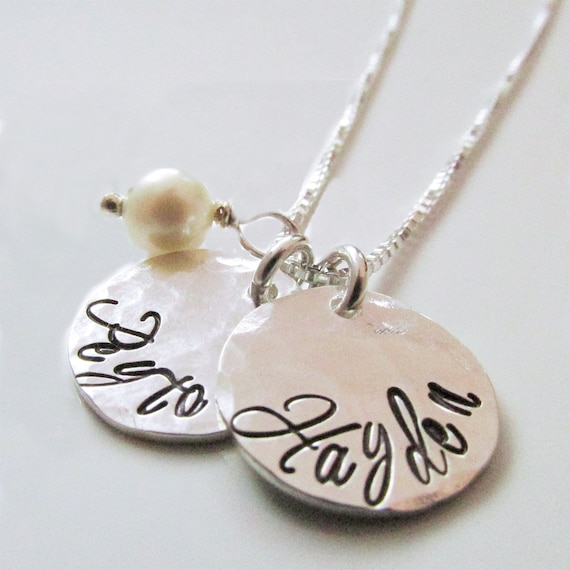 Mother's Day Gift Ideas Mother's Personalized Necklace Sterling Silver  Mom Jewelry Gift for Mom Name Necklace Mother's Necklace