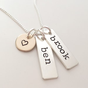 Mom or Grandma Necklace with kids names for Mother&#39;s Day Gift