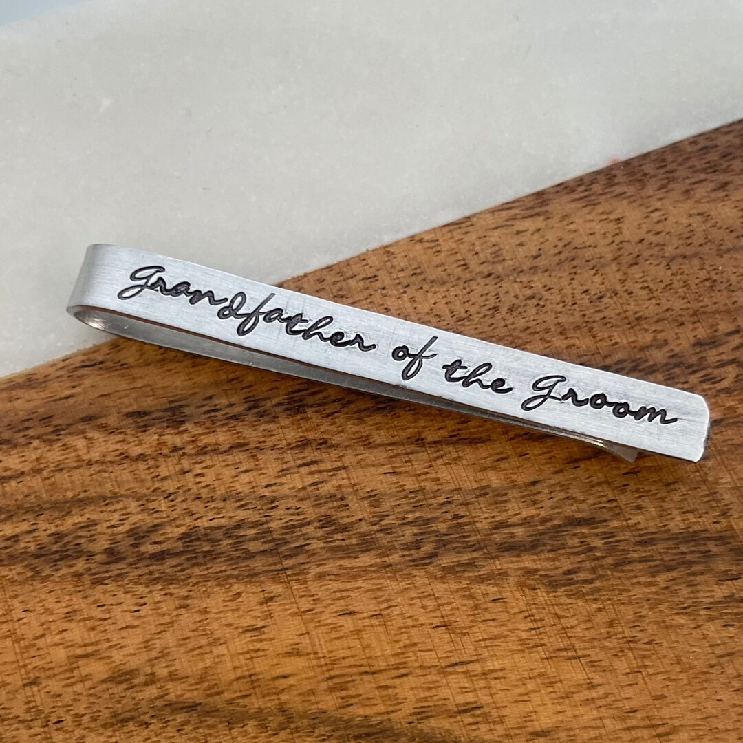 Grandfather of the Groom Tie Clip Grandfather of the Groom - Etsy