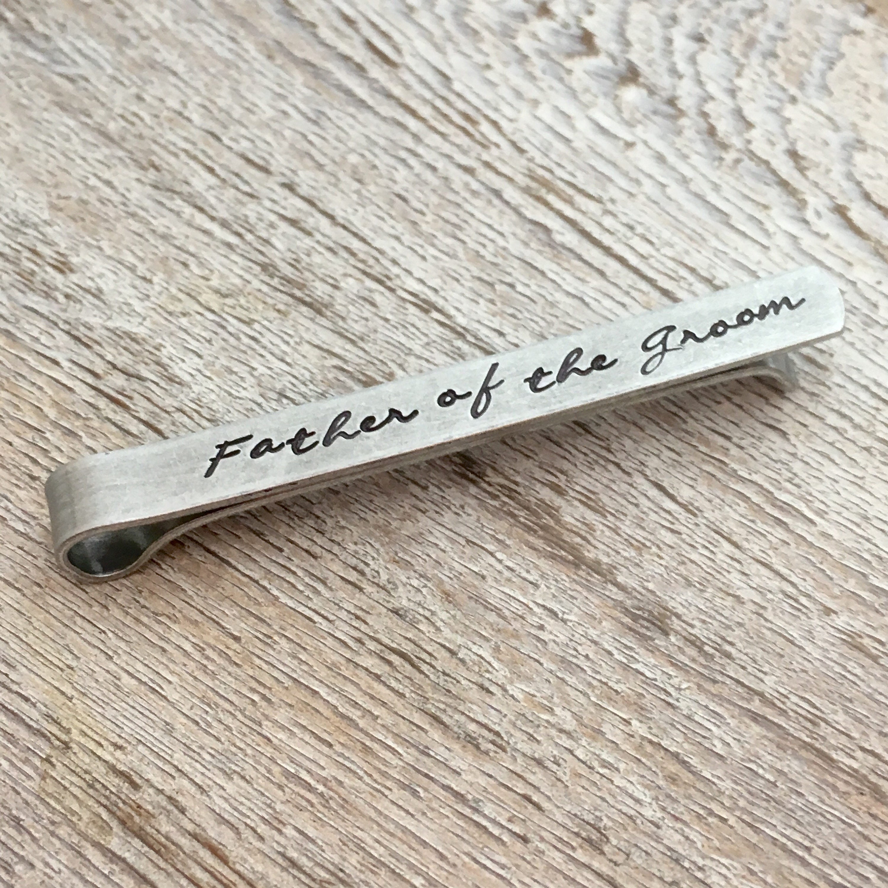 Father of the Groom Tie Clip Father of the Groom Gift | Etsy