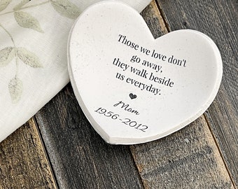 Remembrance Gift for loss of  Mom Grandma Parent Sister, Small Sympathy Gift, Personalized Memorial Ring Dish