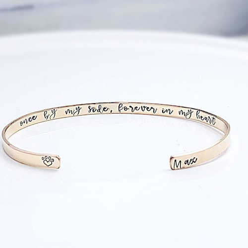 personalized pet memorial bracelets