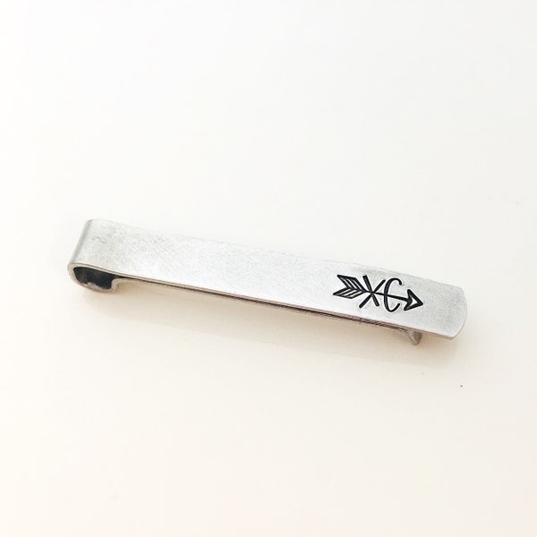 XC Tie Bar - Cross Country Tie Clip - Graduation Gift for him - Gift for senior - Team Gift - CC Coach gift Runner Gift