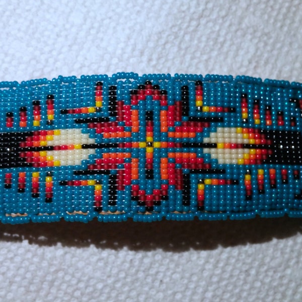 Native American (Oglala Lakota) handmade Beaded Barrette