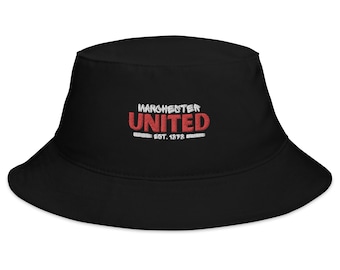 Manchester United Embroidered Graphic Bucket Hat