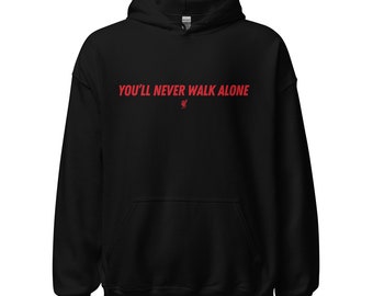 Liverpool FC “You’ll Never Walk Alone” Chest Graphic Print Hoodie