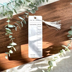Library Card Bookmark