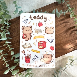 Teddy Bear Sticker Sheet