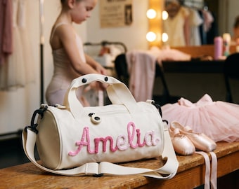 Personalized Kids Duffel Bag, Sports&Dance Bag, Custom Gym Bag, Daily Activity Bag,Hospital Bag,Vacation Travel Luggage, Back To School Gift