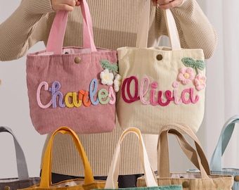Custom Name Handbag,Personalized Handbags, Baby Shower Gifts, Children&#39;s handbags, Customized Gifts, Traveling Handbag, Baby Name Gift