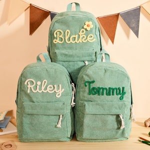 Custom Embroidered Name Backpack, Custom Toddler Backpack, Preschool Backpack,Custom School Bag,School Bag for Kids, Kids Backpack, Backpack