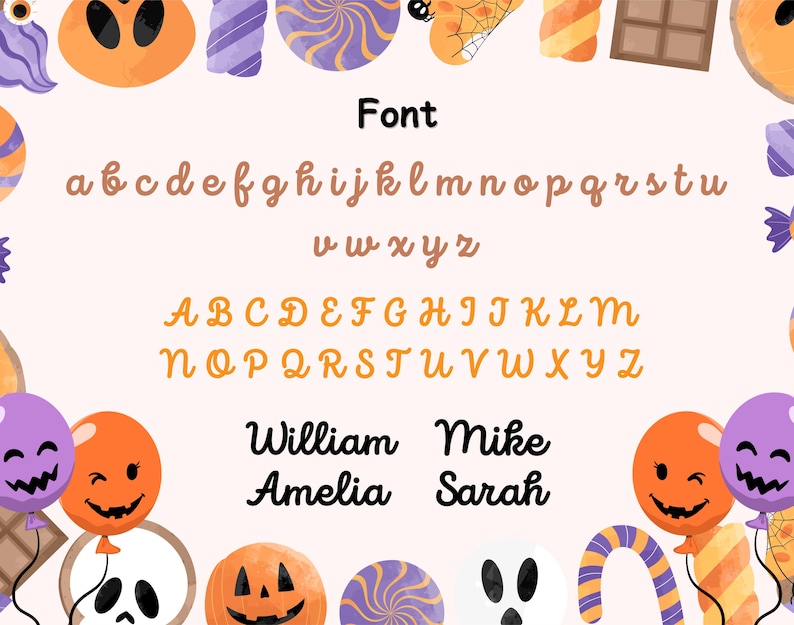 Personalized Halloween Cotton Basket: Custom Name Trick-or-Treat Bag,Custom Baby Shower Name Basket,Toys Storage,Nursery Gift,Pet Basket image 6