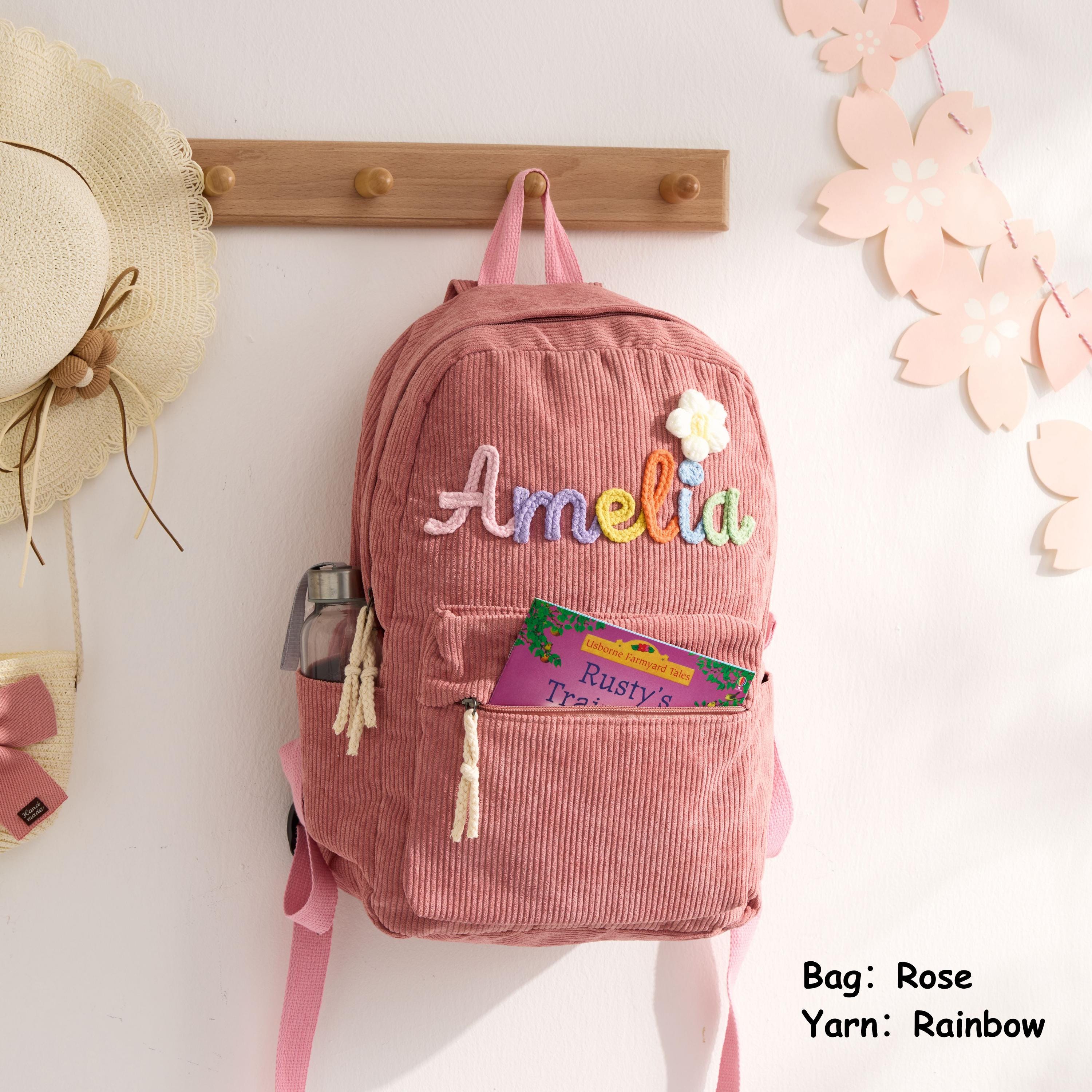 Embroidered Leather Backpack - Etsy display picture 1