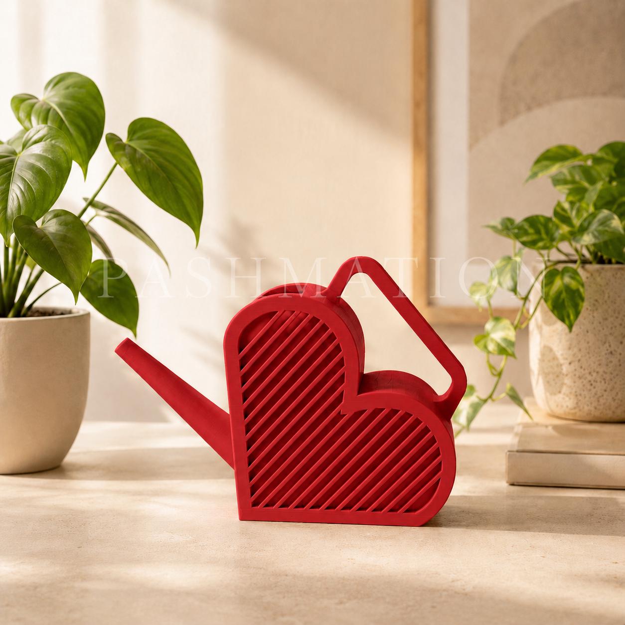 Herzförmige Gießkanne 24 Unzen Moderne Pflanzenpflege Indoor Garten Mini Minimalist Decor