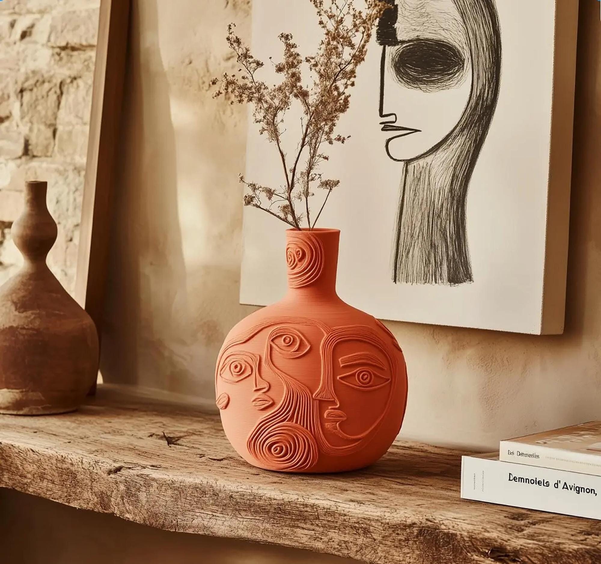 ピカソ風花瓶 ピカソ風花瓶6 ピカソ風花瓶6