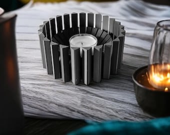 Portavelas Lumina, farolillo moderno para velas, decoración acogedora para el hogar