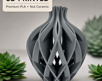 Leaf Pattern Flower Vase, Modern Home Decor, Minimalist Centerpiece, Sculptural Botanical Vessel, Available in Multiple Sizes & Colors