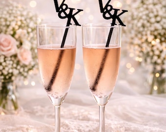 Personalized Stir Acrylic Drink Stirrers, Custom Cocktail Party Accessories