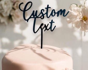 Topo de bolo de acrílico personalizado: decoração de festa personalizada