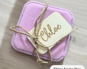 Personalized Laser Engraved Wooden Gift Tags: Party Favors & Gift Wrap