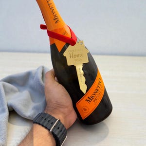 Personalized House Key Ornament – First Home Keepsake, Realtor Gift