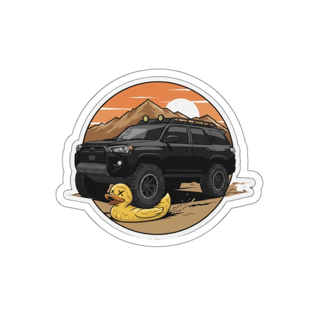 Black 4runner Crushing Rubber Duck Anti Jeep Decal - Etsy