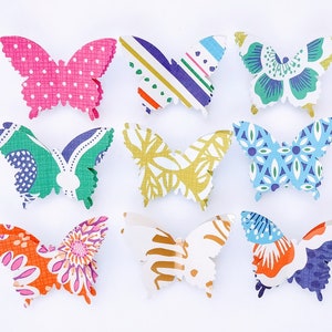 Porquerolles I decorative paper butterfly push pins / thumb tacks ready to mail image 6