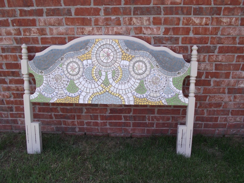 A closer look at Artisan Tile Mosaic Headboards