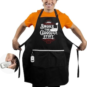 Grillschürze für Männer Lustig - Einzigartige Kochen Grillschürze - Perfekte Weihnachtsgeschenke für Papa -Husband - Lustige Schürze