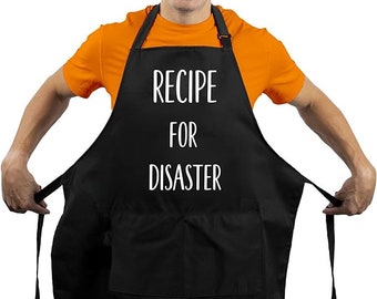 BBQ Aprons for Men Funny - Unique Cooking Grilling apron - Perfect Christmas Gifts for Dad -Husband - Funny Apron