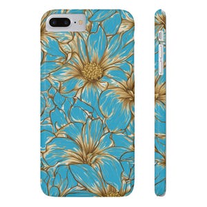 Golden Floral iPhone Case Elegant Flower Design Luxury Protective Cover for iPhone Premium Durable Phone Protection Stylish Gift for Women