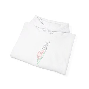 Palästina Design Karte Unisex Heavy Blend ™ Kapuzen-Sweatshirt