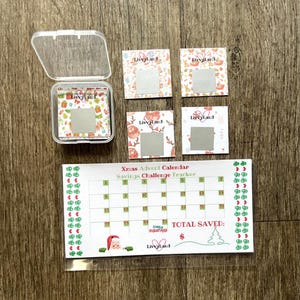 Calendrier de l'Avent de Noël et cartes à gratter