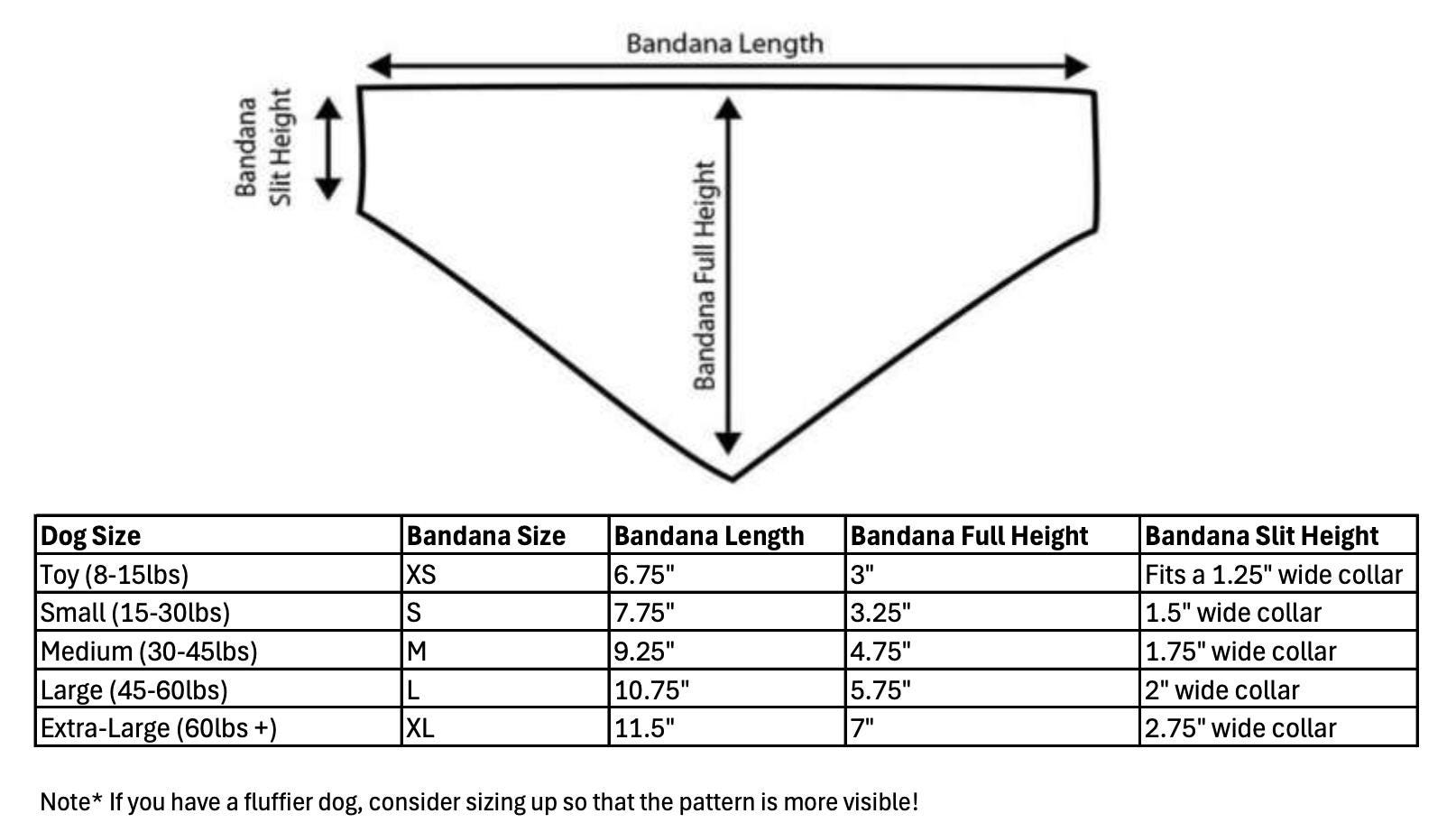 Pet Bandana (Extra Large)