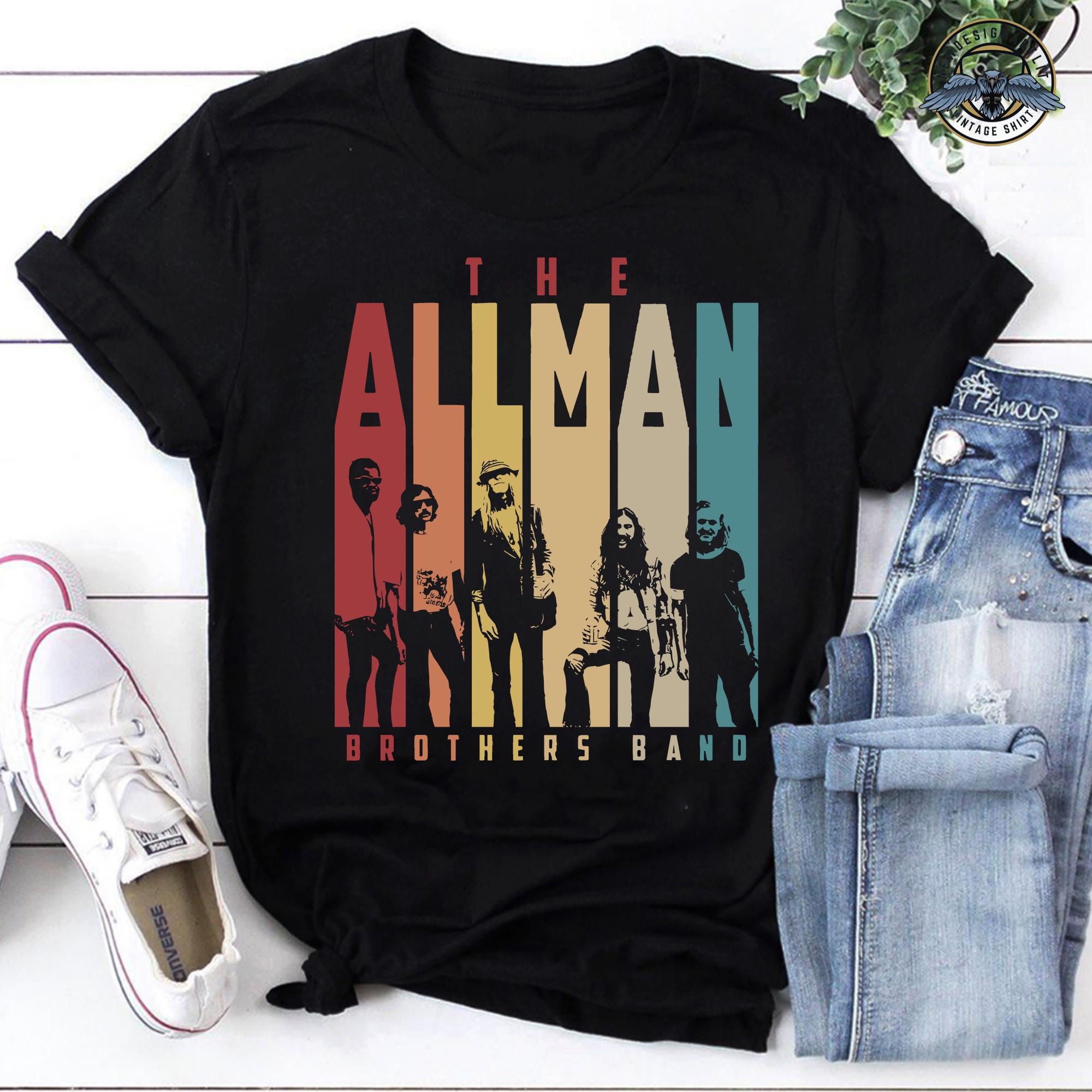 デュアン オールマン・スカイドッグ ギタープレイヤー Tシャツ (ヴィンテージブラック)