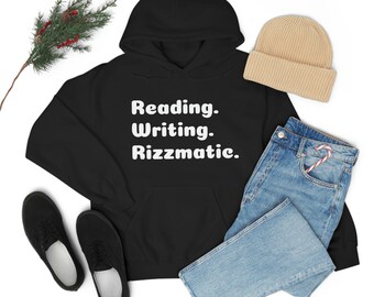 Funny Teacher Hooded Sweatshirt - Reading Writing Rizzmatic