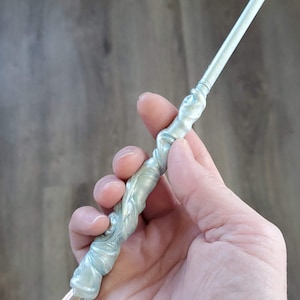 Elsa inspired wands snow queen or white witch image 4