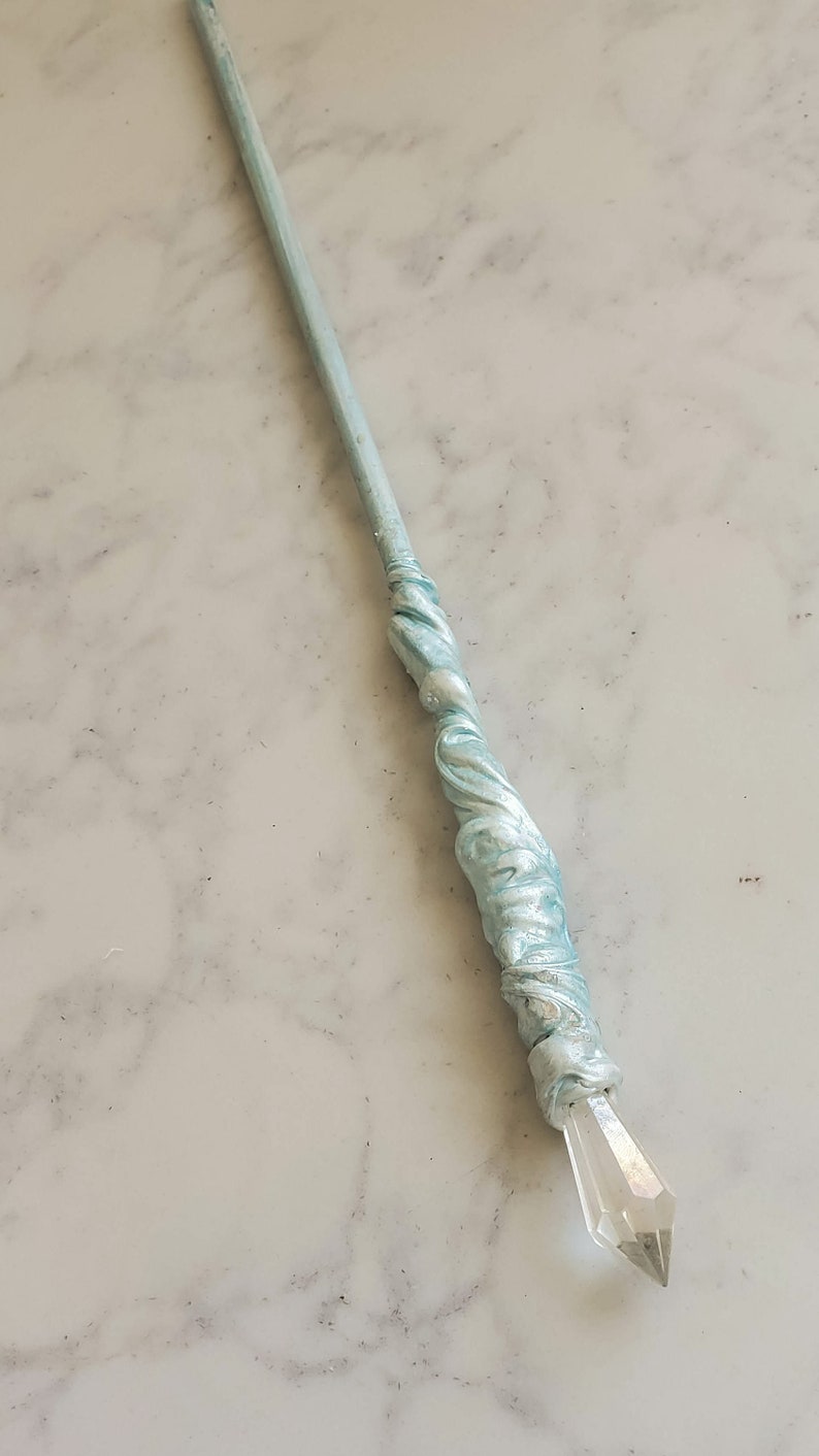 Elsa inspired wands snow queen or white witch image 2