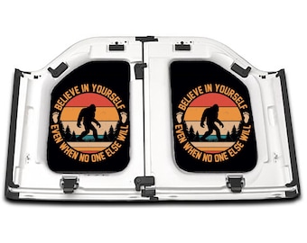 Bigfoot Believe In Yourself Jeep Headliner (UV-Resistant PVC)