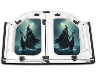 Jeep Wrangler Viking Ship Headliner Print – UV Resistant PVC Freedom Panels