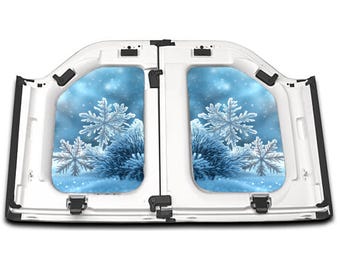 Jeep Wrangler Gladiator Snowflake Headliners – Custom Winter Vehicle Interior