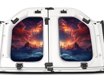 Jeep Wrangler Gladiator Headliner: Custom PVC Interior Graphic (Reaper Shark)