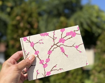 Sakura Branches Photo Album: Handmade Paper, Chipboard Cover, Holds 12 Photos
