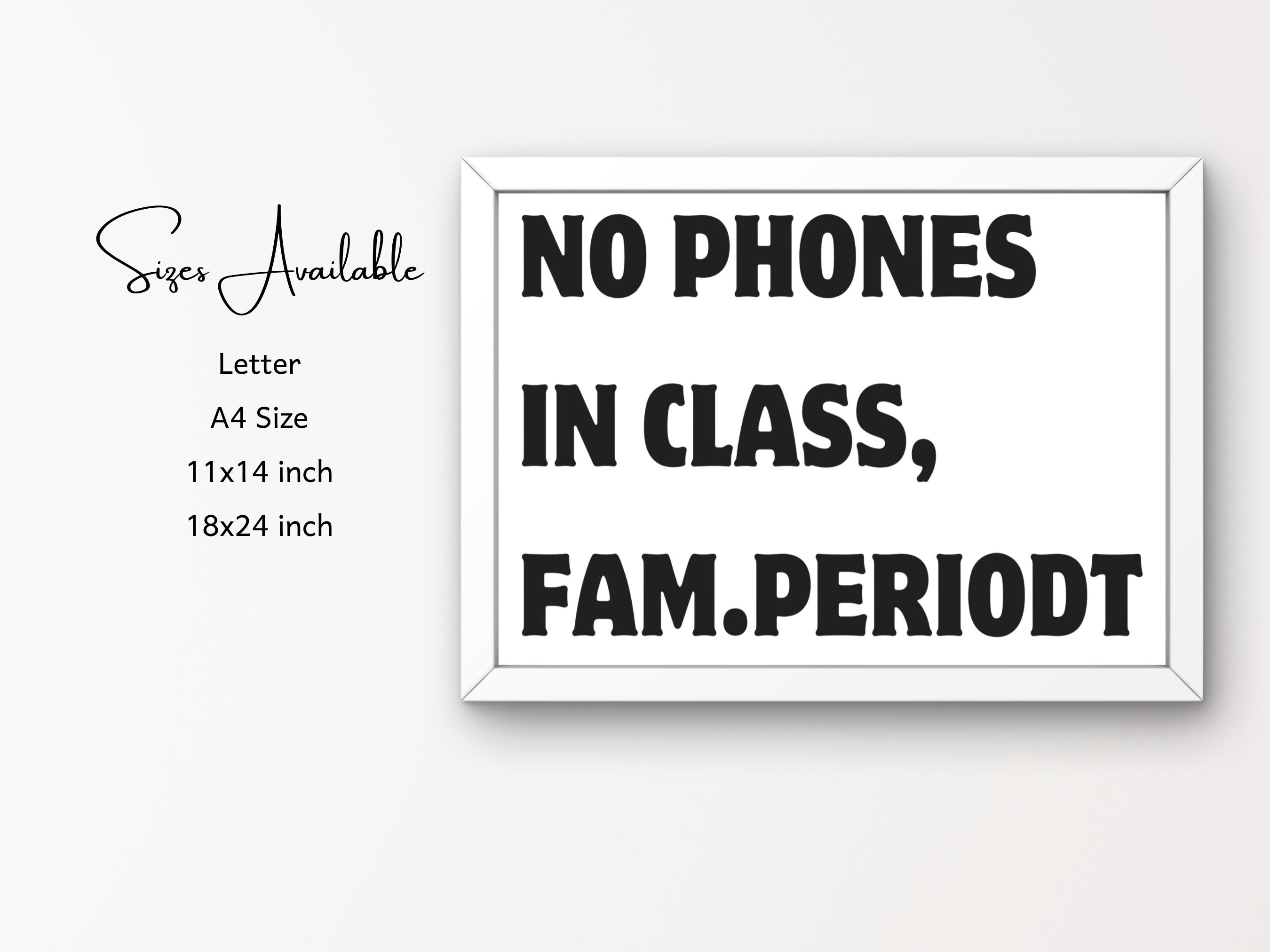 Set of 6 Printable Fun Classroom Signs for Classroom Decoration ...