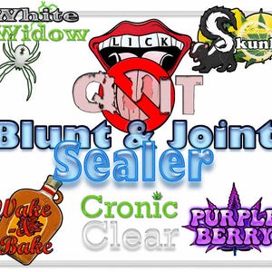 Blunt-Joint Glue - LickQuit - 5-Pack  &quot;The Original Blunt & Joint Sealer&quot; Replace the gross germs and spit with awesome LickQuit.