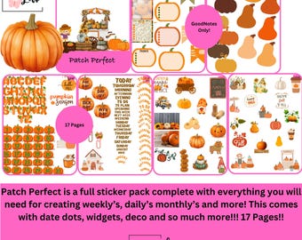 Patch Perfect! 17 Pages!!! GoodNotes Only!!! Pre-cropped!!