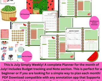 July Simply Weekly