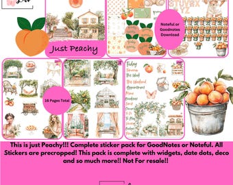Just Peachy Noteful and GoodNotes Download